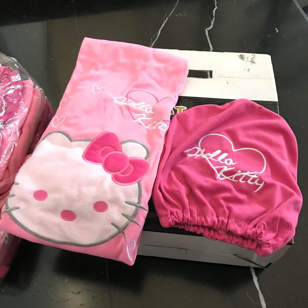 Sarung bantal mobil sarung mobil hello kitty sarung hello kitty