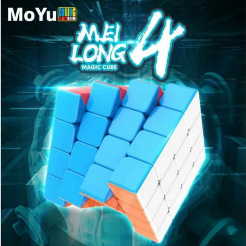 Rubik 4x4 Moyu Meilong 4x4 Stickerless ORIGINAL