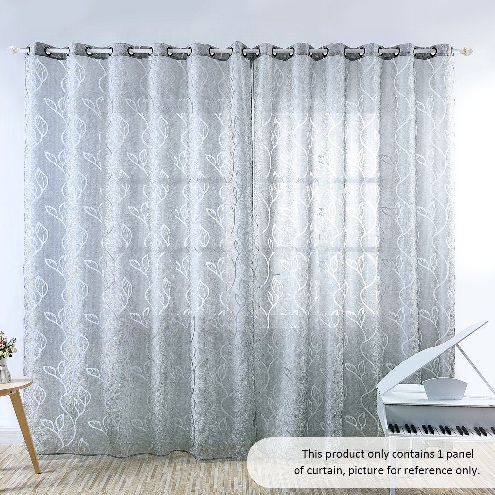 Tirai Jendela Dengan Bahan Polyester Semi Blackout Dan Ukuran 39