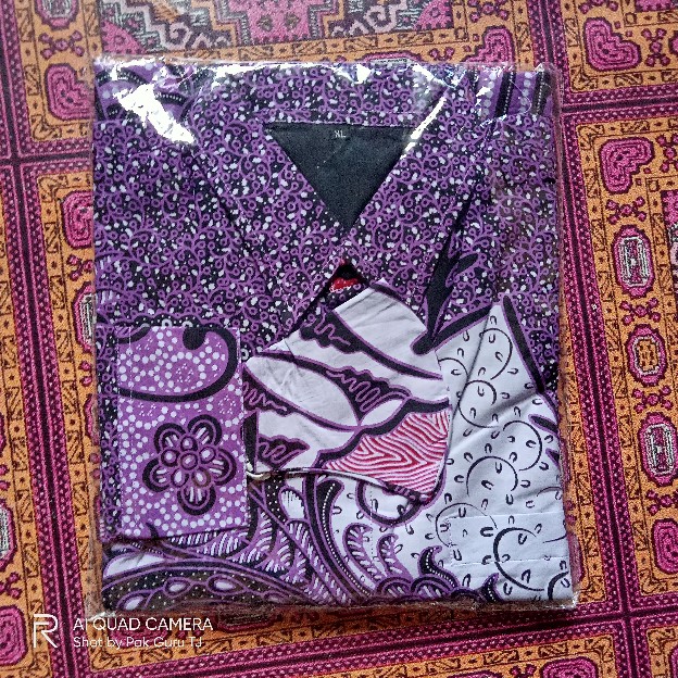Minoelya Ungu Kemeja Batik Pria Full Furing Reguler Fit C001