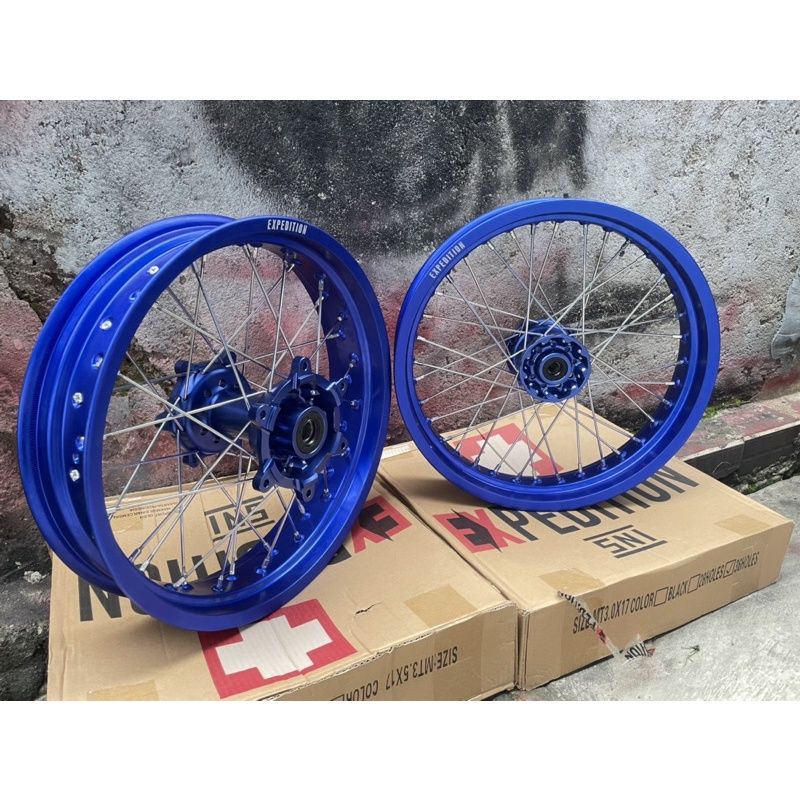 Velg Set WR 155 Supermoto Full Expedition CNC WR 155