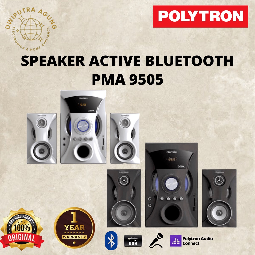 SPEAKER AKTIF POLYTRON PMA9525 SPEAKER BLUETOOTH POLYTRON PMA9525 PMA 9525 ACTIVE SPEAKER POLYTRON