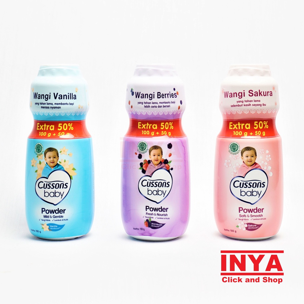 CUSSONS BABY POWDER MOOD SCENT - Bedak Bayi