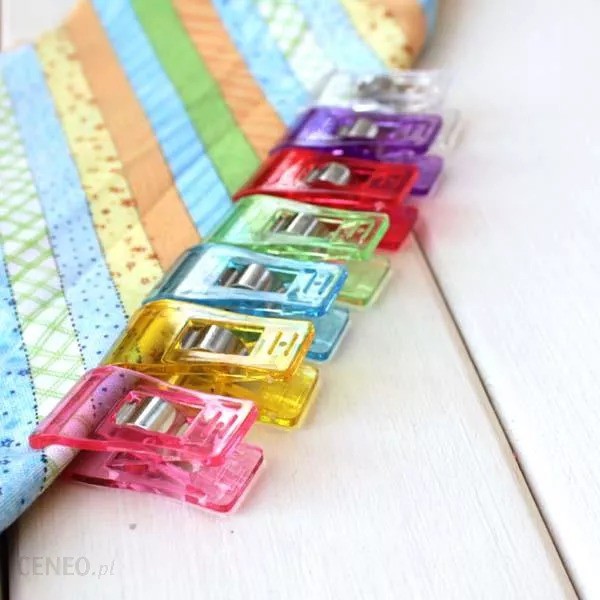 Medium Wonder Clips /Klip Pembatas / Penjepit Bahan Kain /Klip Plastik PVC