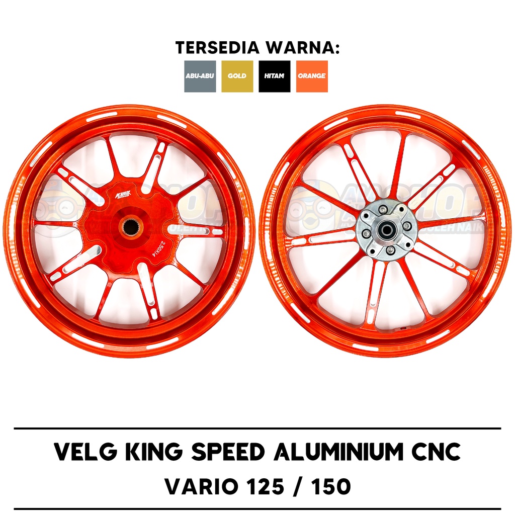 Jual Velg King Speed Vario 125 / 150 KingSpeed Aluminium CNC Shopee