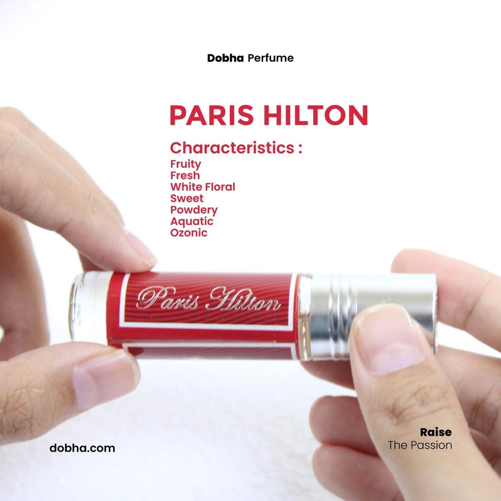 Parfum Dobha PARIS HILTON Roll On Kemasan 6ml Non Alkohol