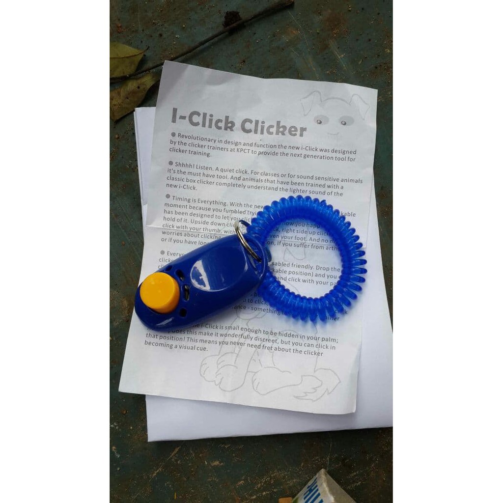 clicker alat latih anjing kucing parrot