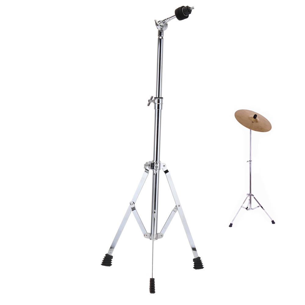 Stand Holder Cymbal Bentuk Segitiga Bahan Full Metal Untuk Drum Jazz