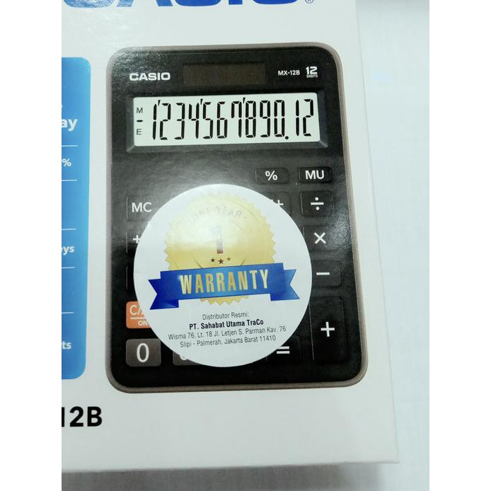 

♜ kalkulator calculator casio mx12b mx-12b original ✮
