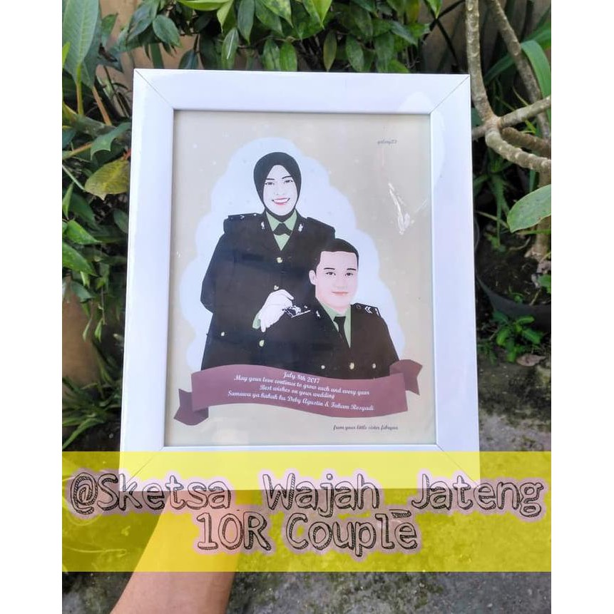 

Termurah Sketsa Wajah 10R Couple \U002F Kado Wisuda \U002F Kado Ultah \U002F Kado Nikah \U002F Gift