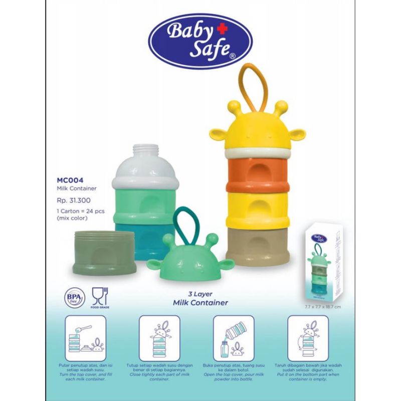 MC004 Baby Safe Multi Layer Container