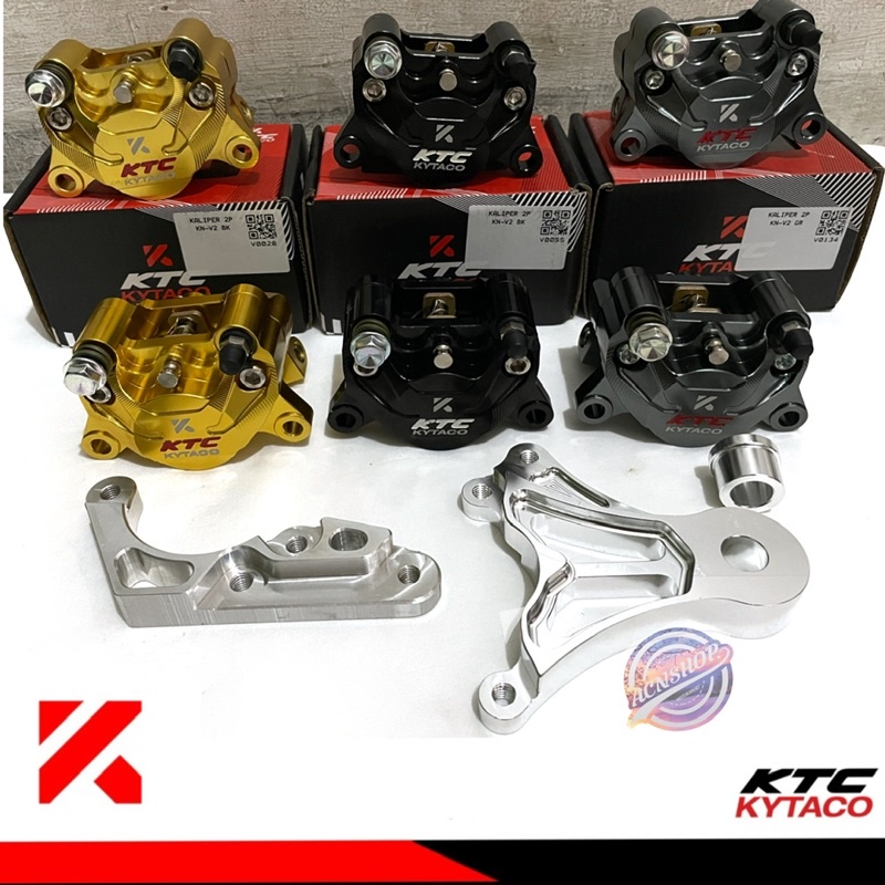 Kaliper ktc 2p Depan Belakang Ninja150 R RR KN-V2 Original Kytaco