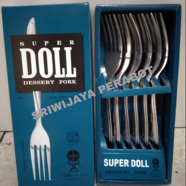 Garpu Makan Superdoll/ Garpu Doll/ Dessert Fork