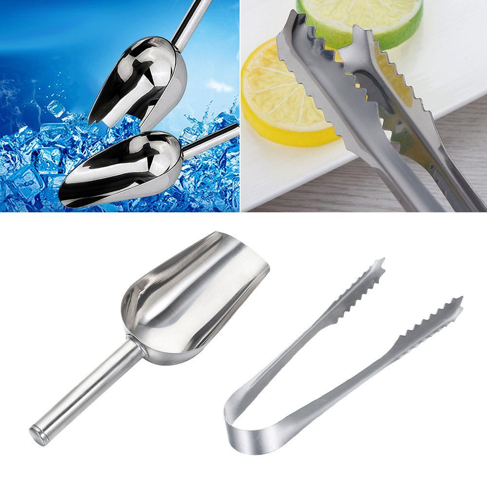 Wonder Ice Shovel Multi Fungsi Sendok Tepung Bar Aksesoris Stainless Steel