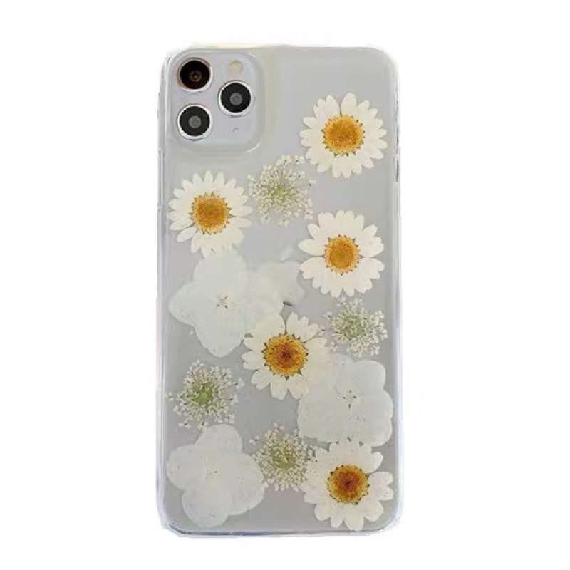 Dried Flower White Combo Casing Tpu ALL PHONE TYPES Vivo X70 Pro Y21s V23 Y15s V23e Y53s Y33s V21 V20 SE Y51 Y1s Y12s Y20 Y20s Y11 Y30 Y50 Y19 Z1 S1 Pro