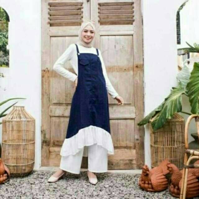 KEAN OVERALL KOMBINASI | MIDI REVALINA OVERALL | POCKET OVERALL | MIDI OVERALL ( 1KG MUAT 4PCS )