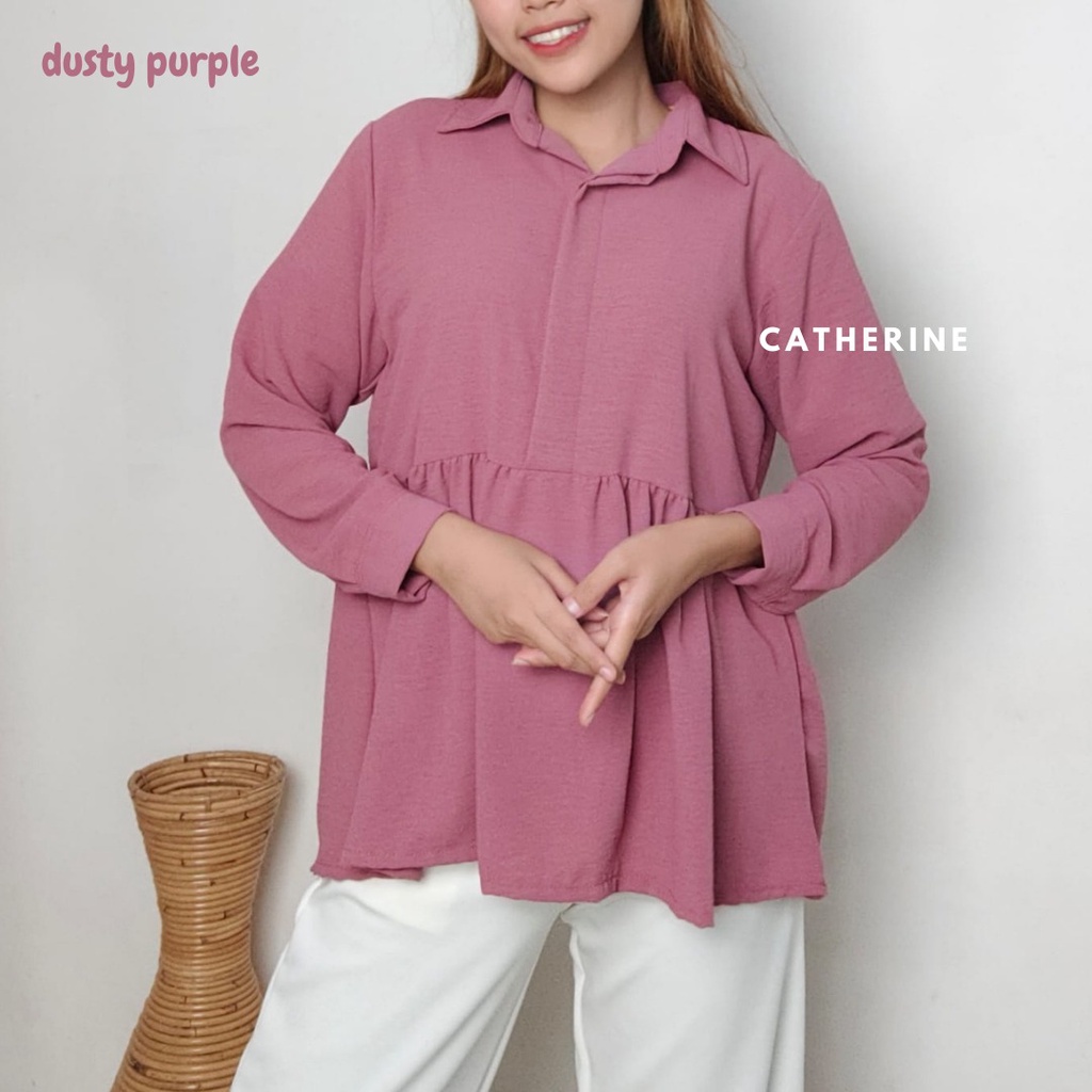 CATHERINE - (6796) CALISTA BLOUSE/BLOUSE CRINKLE/BLOUSE WANITA