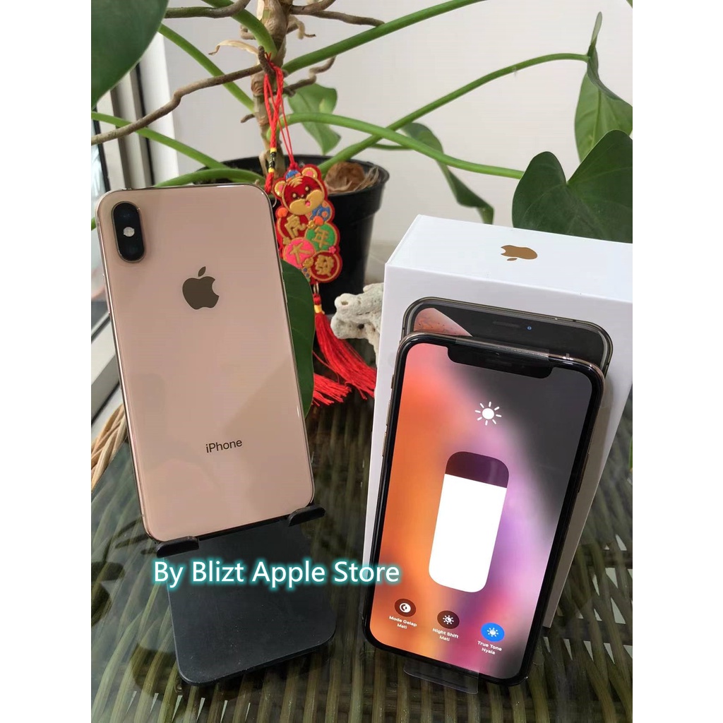 iPhone Xs 256GB All Sim Silent Fullset Ori Ex inter Second Mulus100% Like New 3utools All Green (Garansi 1 Tahun)