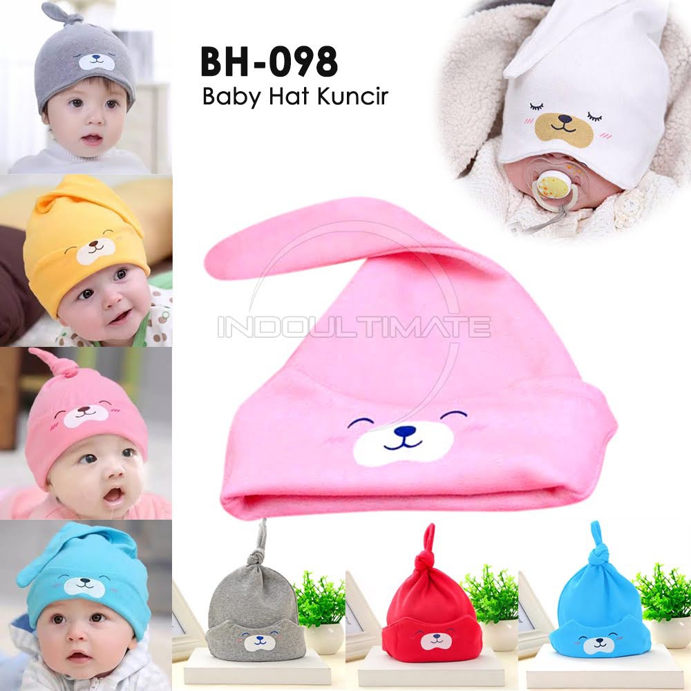 Topi Anak Baby Hat New Born Pelindung Kepala Bayi Perlengkapan Bayi Perlengkapan Anak  BH-098