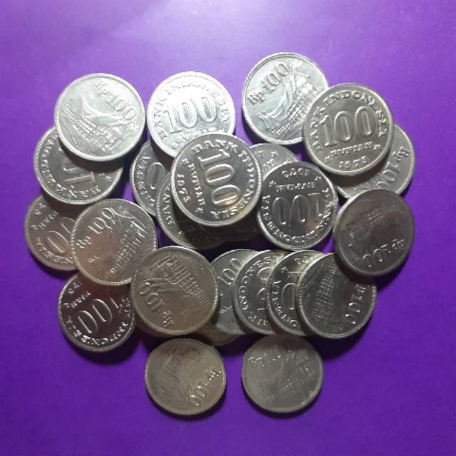 Uang koin 100 rupiah tebal tahun 1973