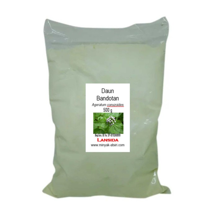 

Bubuk Daun Bandotan 500 g Serbuk Wedusan Babadotan Babandotan