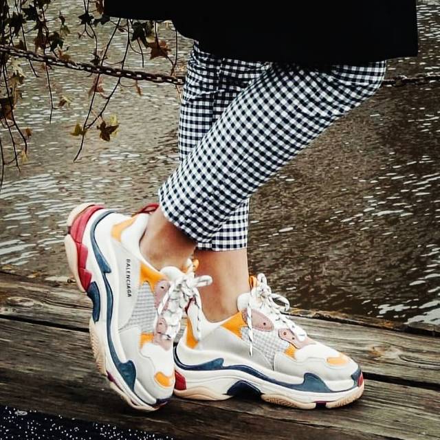 BALENCIAGA TRIPLE S "WHITE/YELLOW/PINK"