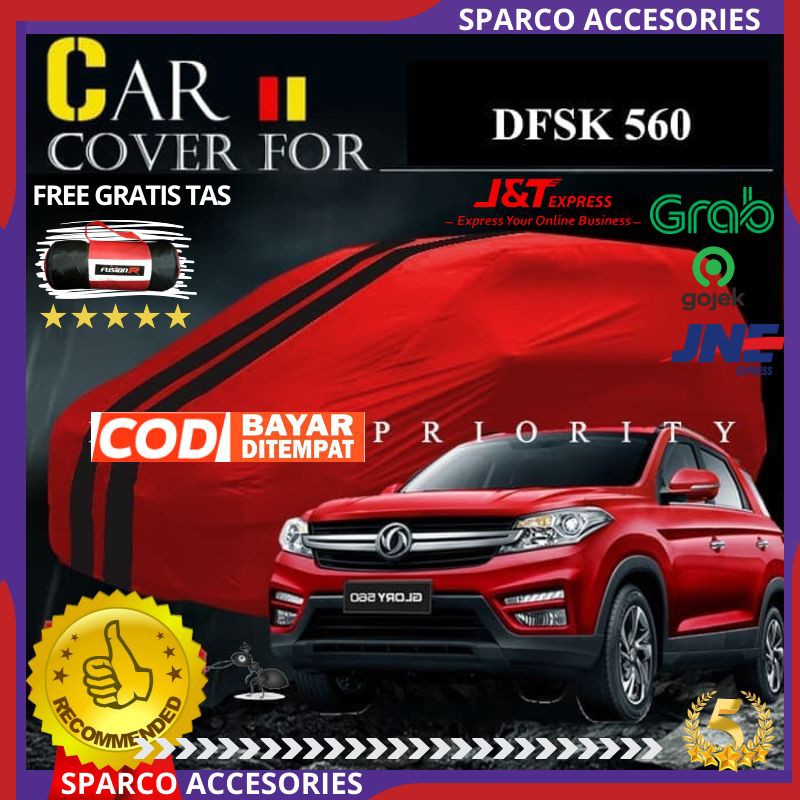 Cover Mobil DFSK 560 Sarung Selimut Mobil DFSK GLORY 560 Waterproof Anti Air Body Cover DFSK 560