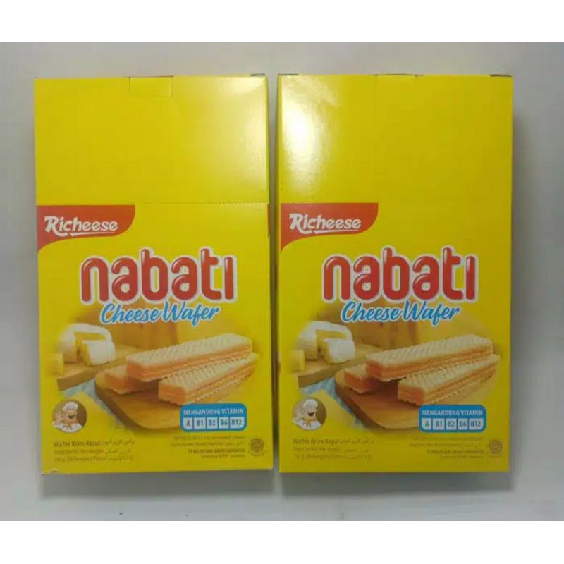 

Recheese Nabati Cheese wafer 1 box isi 20pcs x 7,5gr