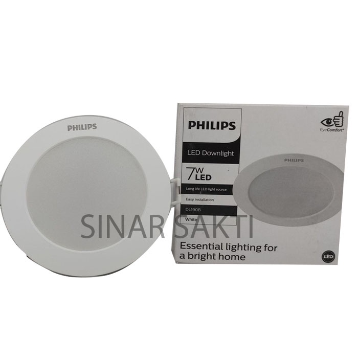 Philips Downlight Led Eridani DL190B 7w Gen 2 LED6 D100 SNI Downlight Philips 7w