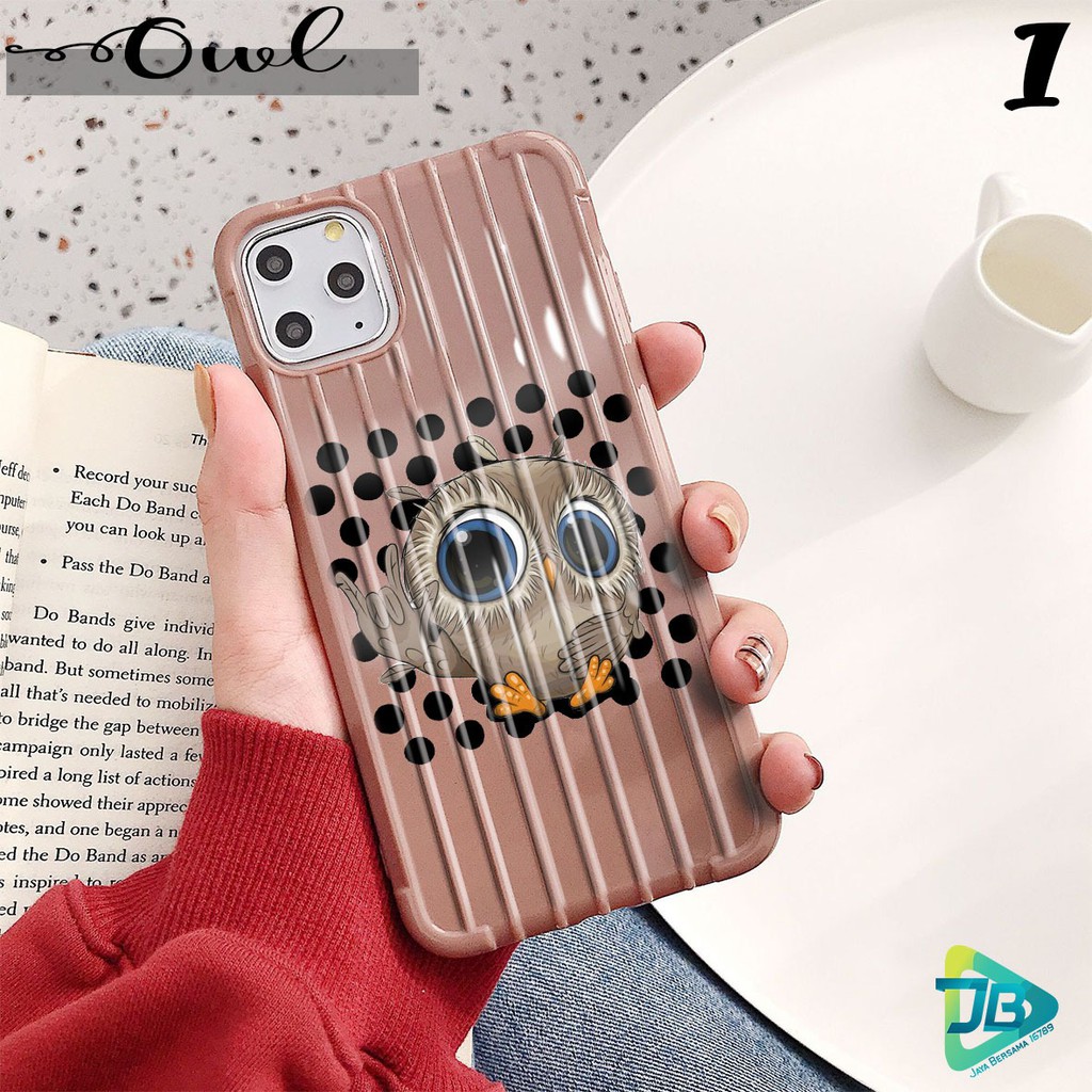 Softcase OWL Oppo A3s A1k A5 A9 2020 A7 F9 A5s A31 A52 A92 A37 A53 A83 F1s F11 Pro Reno 2 2z JB2976