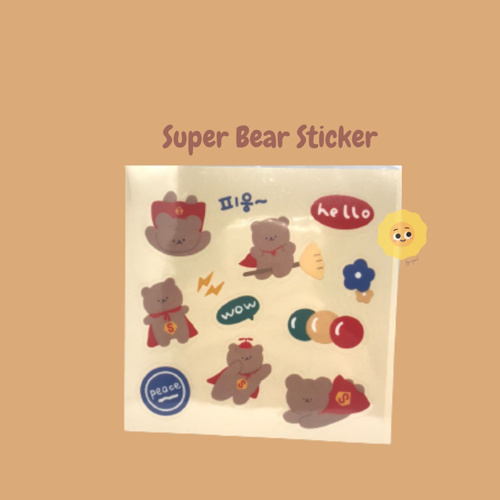 

Super Bear Sticker