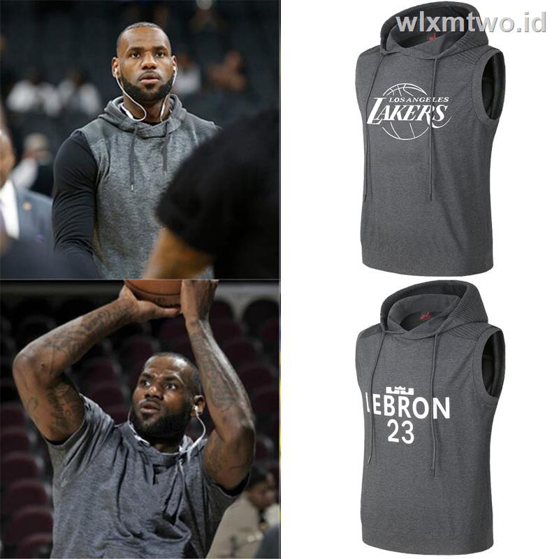 sleeveless basketball hoodie