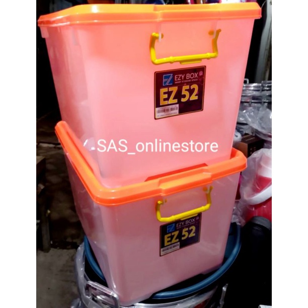 Box EZY CONTAINER EZ45 atau EZ52/Box besar container bening transparant dan putih