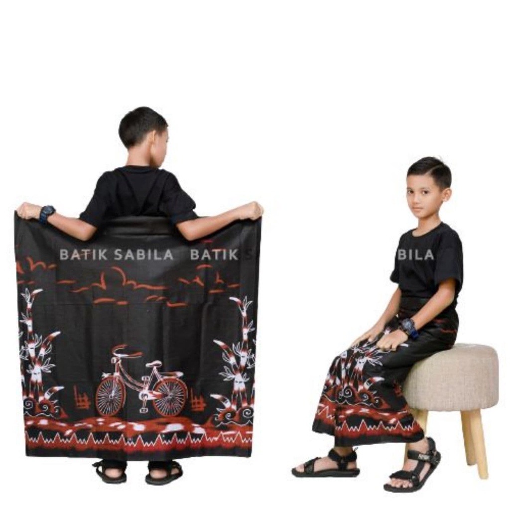 sarung anak - sarung batik anak - sarung muslim SARUNG SANTRI SARUNG MOTIF  ONTEL RAJA BUSANA / WKSTORE21