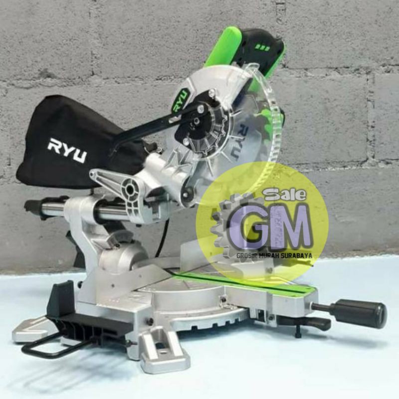 Ryu RMS180-1 RMS 180-1 Mesin Potong Aluminium Sliding Miter Saw Sleding Mitre Saw