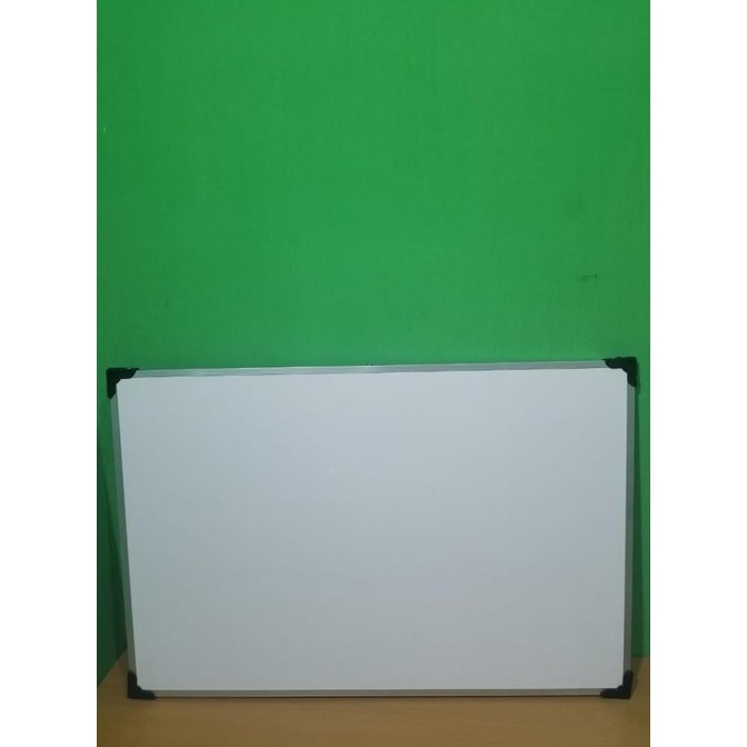 

><><><] PAPAN TULIS/WHITE BOARD DUA SISI SPIDOL DAN KAPUS 40 X 60 cm