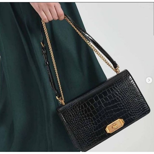Ck Croco Crossbody bag