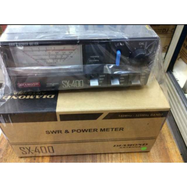 DIAMOND ANTENNA SX-400 SWR Power Meter SX400 Kabel Frekwensi Antena