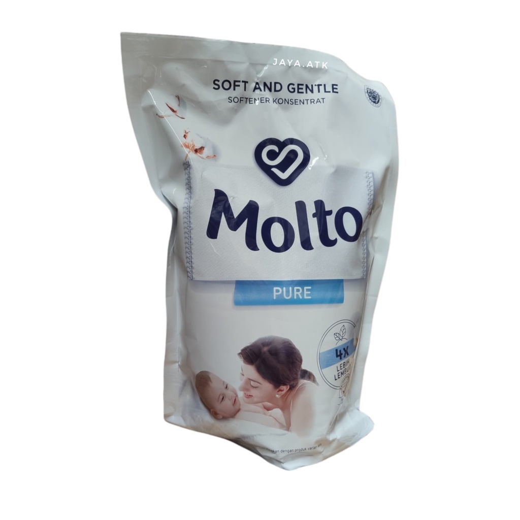 MOLTO PURE PELEMBUT PEWANGI PAKAIAN BAYI ANAK 1600 ML SOFTENER SOFT GENTLE