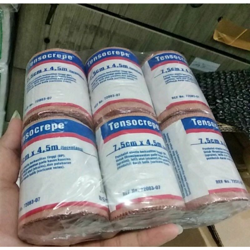 tensocrepe 3in / tensocrepe 7,5cm / perban elastis / elastis bandage