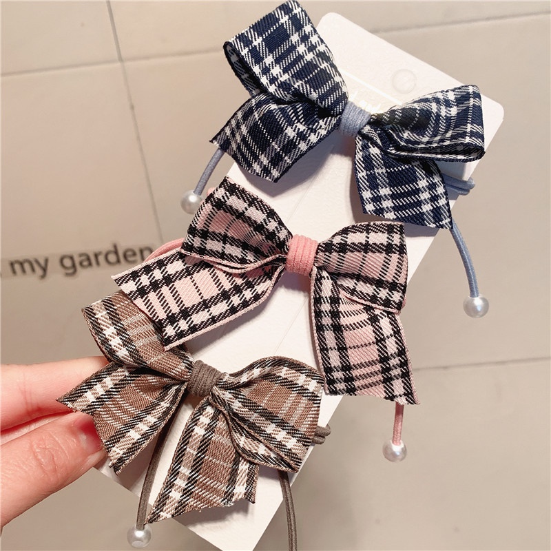 Ikat Rambut Model Pita Kuncir Rambut Korea Aksesoris Rambut Wanita Ribbon Hair Tie Hair Ropes AEF-2-4