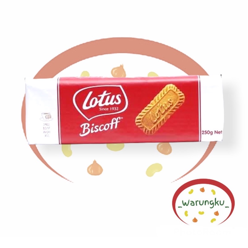 

Lotus Biscoff 250gr Kue Biskuit Isi 32 pcs