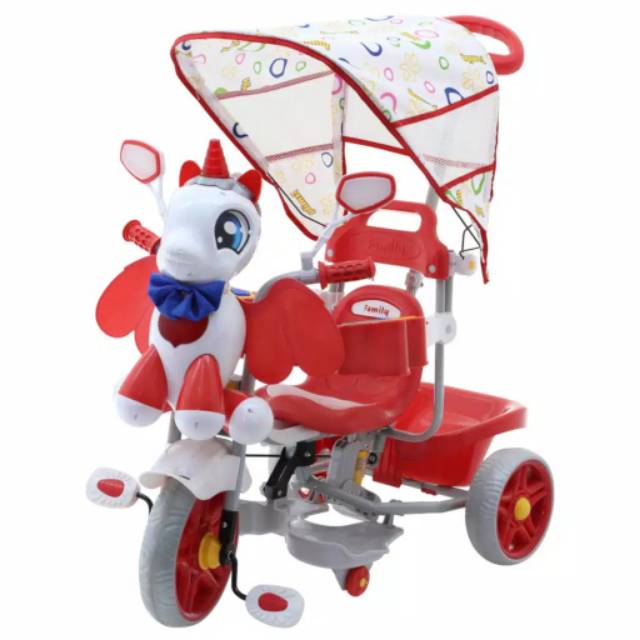 Tricycle Sepeda Tiga Roda Canopy Anak Balita Family 845 GT