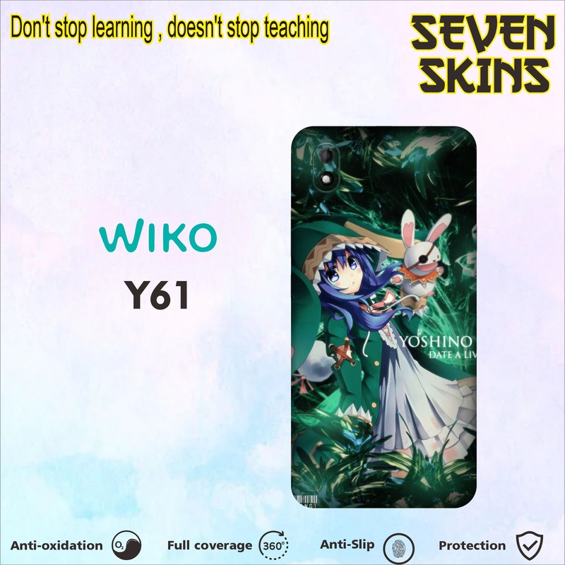 SKIN HANDPHONE DAPAT 2 PCS  WIKO Y61 YOSHINO