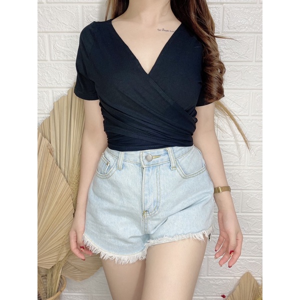 Alice Croptop Silang / Croptop wanita / vimel collection