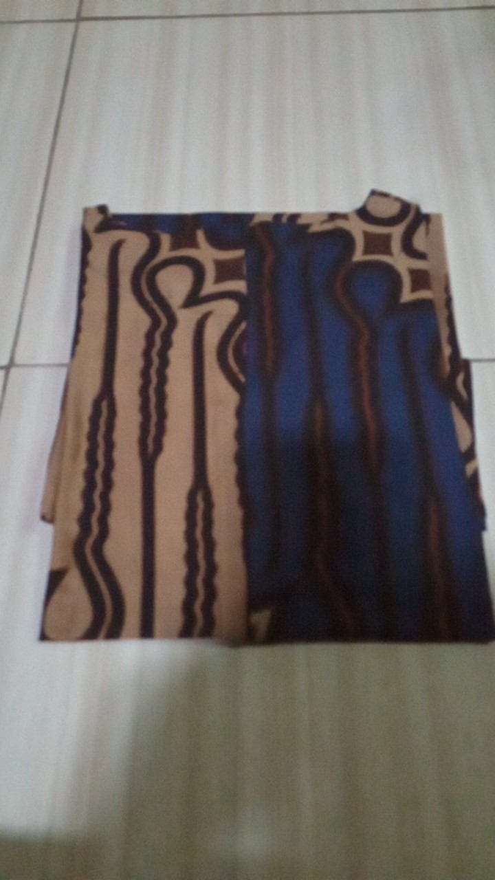 Batik Tunik Shibori Jumputan Terbaru Size M-xl/ Hrb026 Yelbor Navbor / Biru Putih / Original Bel
