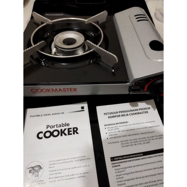 Kompor Portable Cookmaster cm249pf