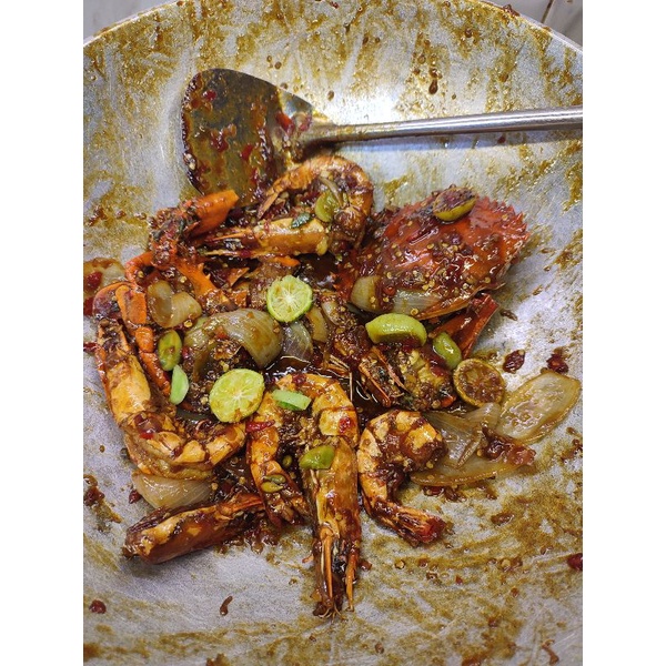

kepiting mix udang Hoisin