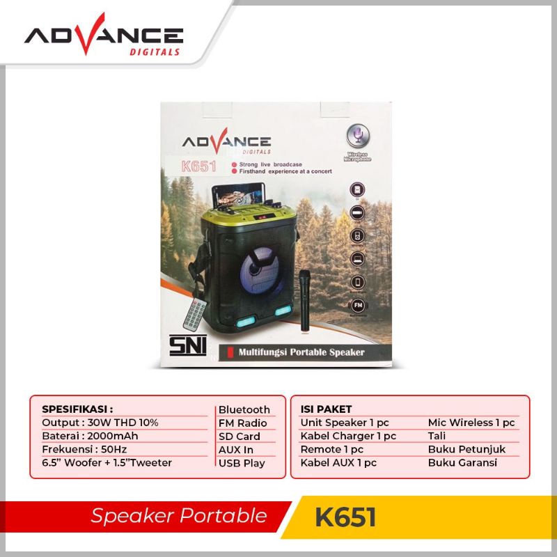 SPEAKER K651 ADVANCE