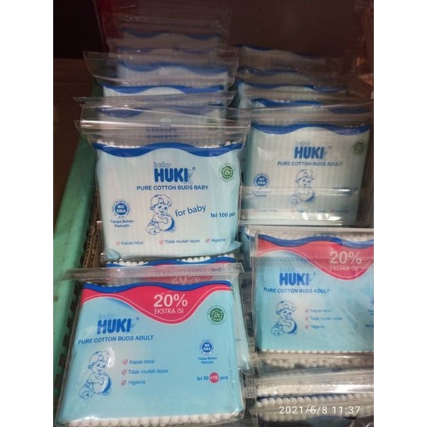 HUKI PURE COTTON BUD FOR ADULT &amp; BABY